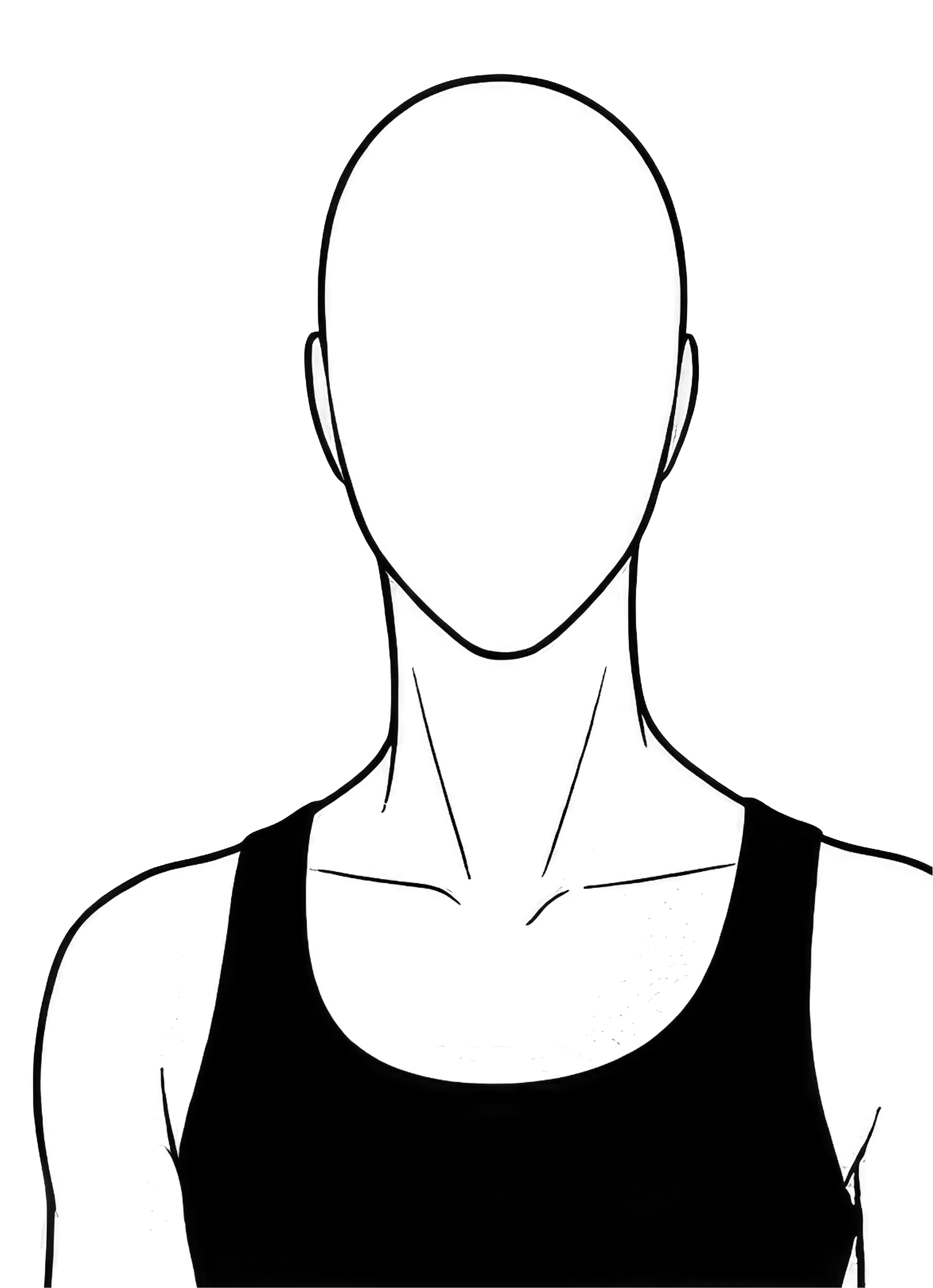 Reference headshot — neck up, facing forward