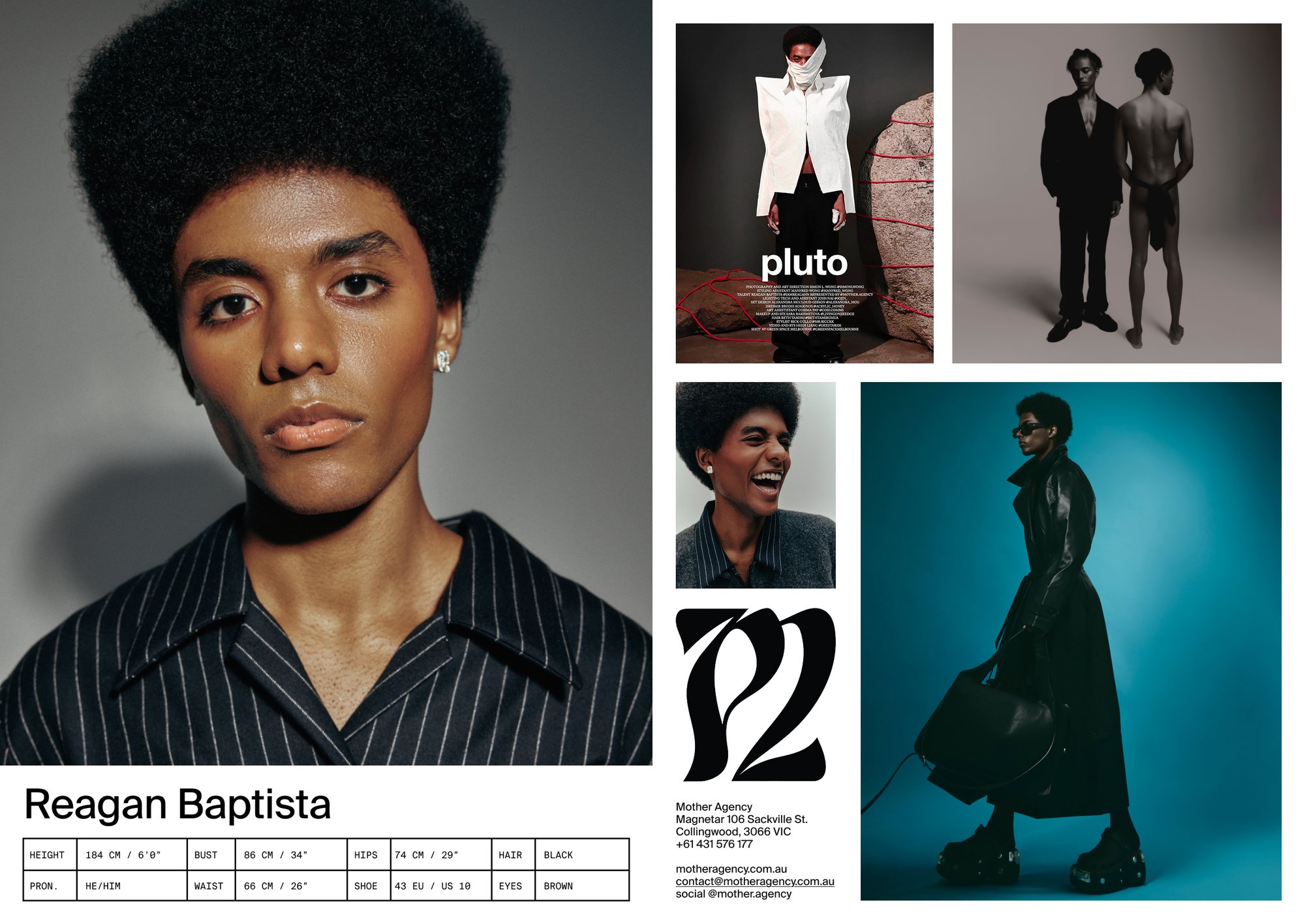 Reagan Baptista — comp card